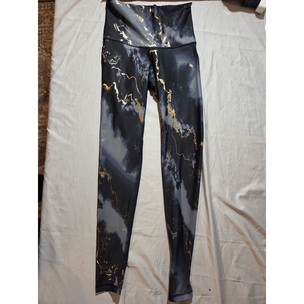 Old Navy Active Gold Marble Extra High Rise Powersoft Go Dry Leggings XS